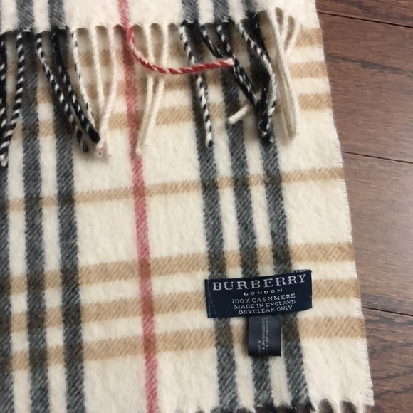 Burberry Cashmere Plaid Scarf - Picture 2 of 5